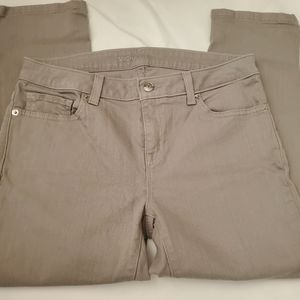 Michael Kors Women's Green Cropped Skinny Jeans 4